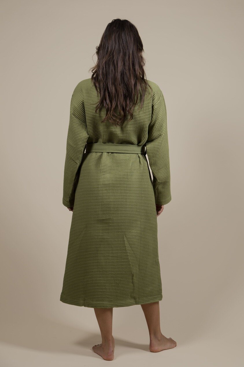 Sauna Bathrobe Olive Green