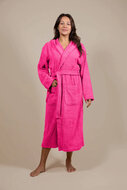 Women&#039;s Terry Cloth Bathrobe Fuchsia