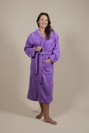 Women&#039;s Terry Cloth Bathrobe Purple