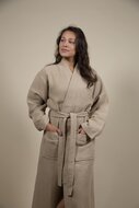 Women&#039;s Kimono Bathrobe Beige