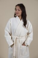 Women&#039;s Kimono Bathrobe Offwhite