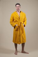 Men&#039;s Terry Cloth Bathrobe Yellow