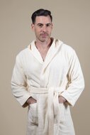 Men&#039;s Terry Cloth Bathrobe Offwhite