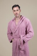 Men&#039;s Terry Cloth Bathrobe Pink