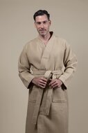 Men&#039;s Kimono Bathrobe Beige