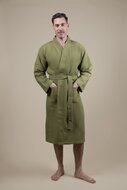 Men&#039;s Kimono Bathrobe Olive Green