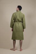 Men&#039;s Kimono Bathrobe Olive Green