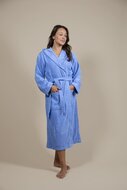 Cotton Terry Bathrobe Blue