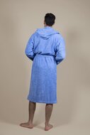 Cotton Terry Bathrobe Blue