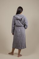 Cotton Terry Bathrobe Grey