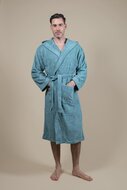 Cotton Terry Bathrobe Green