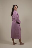 Cotton Waffle Bathrobe Pink