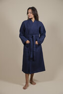 Sauna Bathrobe Dark Blue