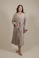 Terry Cloth Bathrobe Beige