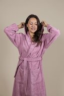 Terry Cloth Bathrobe Pink