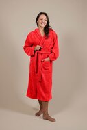 Women&#039;s Terry Cloth Bathrobe Red