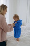 Children&#039;s Bathrobe Terrycloth Blue